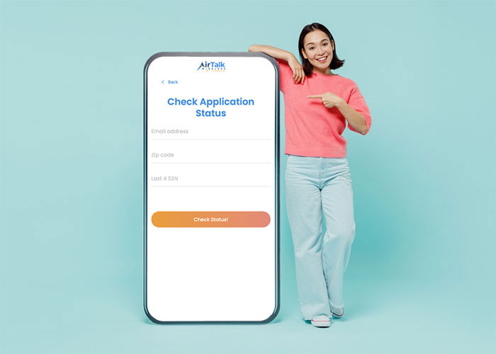 AirTalk Wireless Check Status - Justify Your Eligibility